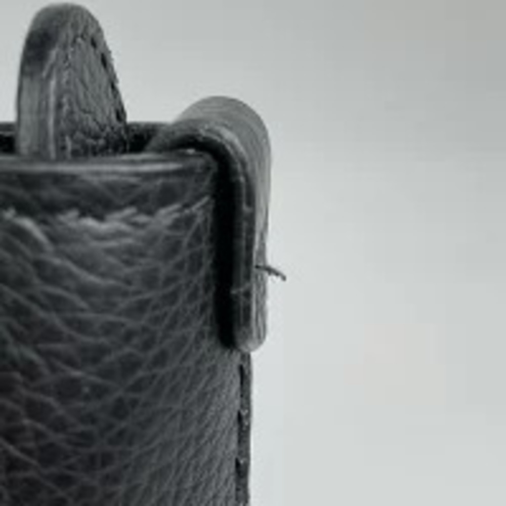Salvatore Ferragamo Gancini Tote Bag Handbag Leather Black - Picture 6 of 7